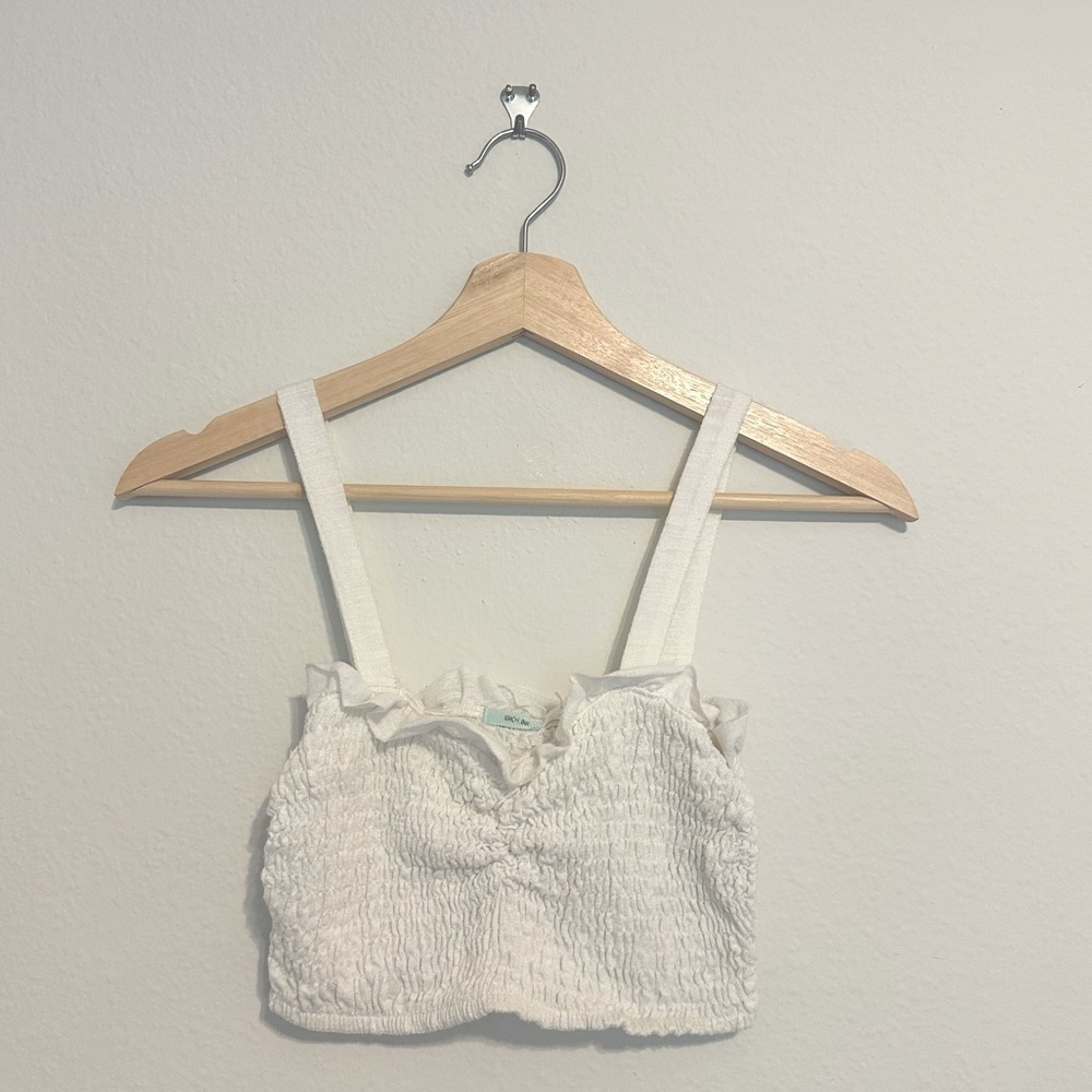 Kimchi Blue smocked crop top